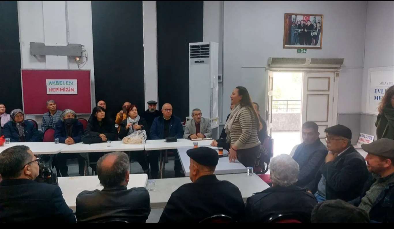 Akbelen için ilk toplantı Milas'ta yapıldı haberi